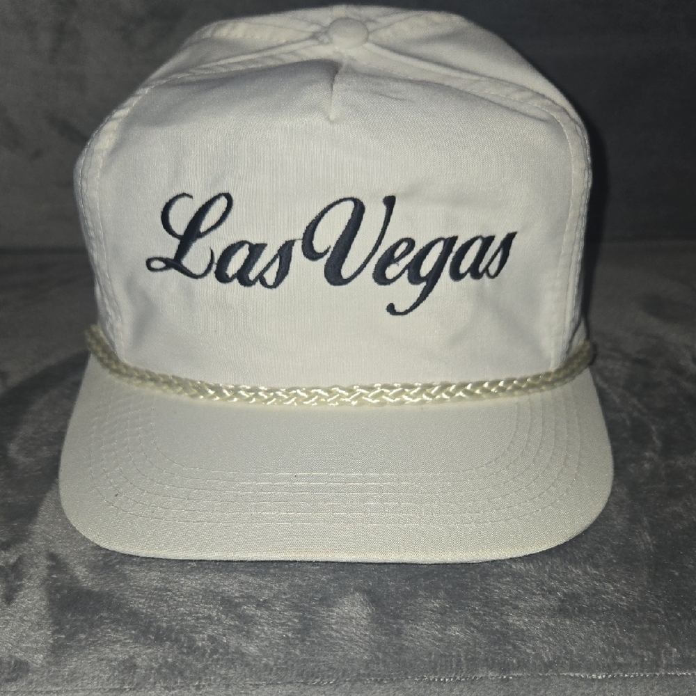 White Las Vegas Men's Hat